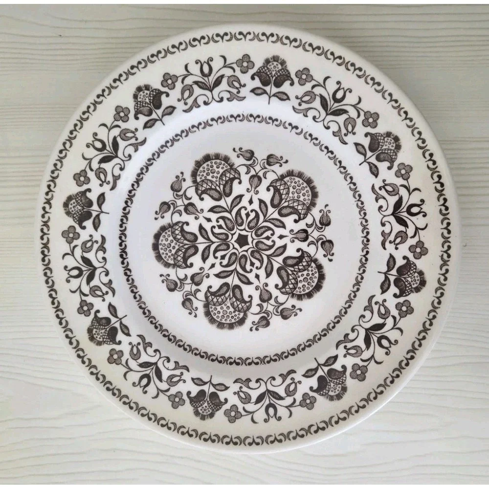 Wood & Sons WELLESLEY Salad Plate(s), Brown, Set Of 3